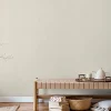 Sale Papier peint vinyle intissé uni aspect tissu beige sable L.1001 x l.53cm