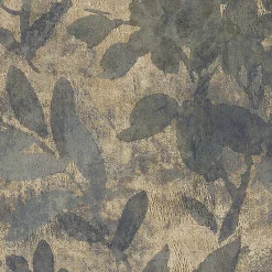 GoodHome Papier peint Vinyle Intissé Ammo gris* Papier Peint Fleuri|Papier Peint Pour Couloir