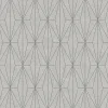 Clearance GoodHome Papier peint Vinyle Intissé Aytasi argent