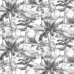 GoodHome Papier peint vinyle intissé texturé Chooky* Papier Peint Pour Chambre|Papier Peint Naturel Et Tropical