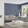 Rasch Papier peint vinyle intissé expansé pointe bleu marine L.1001 x l.53cm* Papier Peint Pour Couloir|Papier Peint Pour Salon