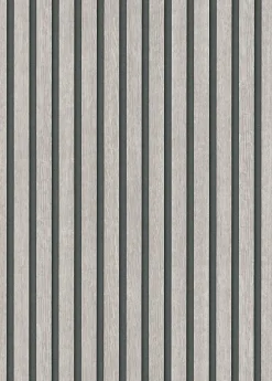 Sale Erismann Papier peint vinyle intissé effet tasseaux de bois gris L.1005 x l.53cm