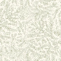 Ugepa Papier peint vinyle intissé petites feuilles vert L.1001 x l.53cm Ugèpa* Papier Peint Naturel Et Tropical|Papier Peint Pour Couloir