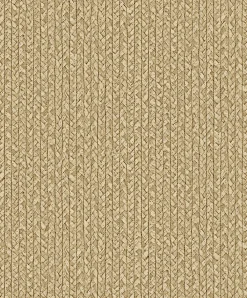 Papier peint vinyle intissé imitation jonc de mer tressé L.1001 x l.53 cm* Papier Peint Pour Couloir|Papier Peint Imitant