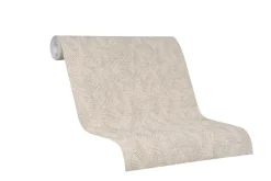 Papier peint vinyle intissé imitation fibre naturelle L.1001 x l.53 cm, Addario* Papier Peint Pour Couloir|Papier Peint Imitant