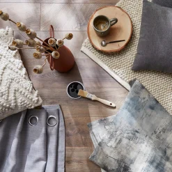 Clearance GoodHome Papier peint Vinyle Intissé Elmas gris