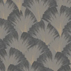 Best GoodHome Papier peint Vinyle Intissé Andesi gris