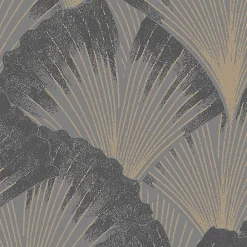 Best GoodHome Papier peint Vinyle Intissé Andesi gris