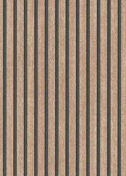 Erismann Papier peint vinyle intissé effet tasseaux de bois L.1005 x l.53cm* Papier Peint Imitant