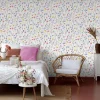 Online Ugepa Papier peint vinyle intissé fleurs romantiques multicouleurs L. 1005 x l. 53cm