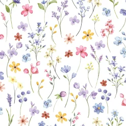 Online Ugepa Papier peint vinyle intissé fleurs romantiques multicouleurs L. 1005 x l. 53cm