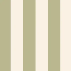 Clearance Lutece Papier peint vinyle intissé à coller rayures vert L.10 05 x l.53cm