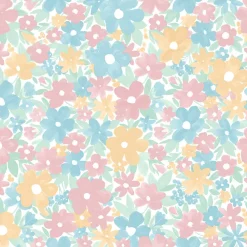Discount Ugepa Papier peint vinyle intissé fleuri Bella fleurs multicouleurs pastel L.1005 x l.53cm Ugèpa