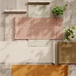 Best GoodHome Papier peint vinyle intissé Pufos uni texturé beige L. 10,05m x l. 0,53m