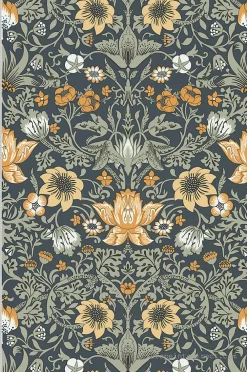 Online Lutèce Papier peint vinyle sur intissé Fleur L.10.05 x l.0.53 m. - Réf. LTC-11250501