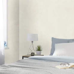 Outlet GoodHome Papier peint vinyle sur intissé Izier crème