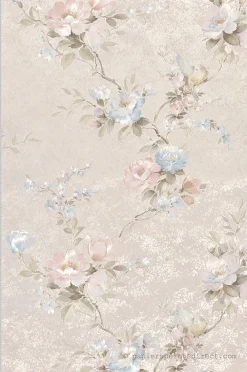 Online Montecolino Papier peint vinyle sur intissé Fleur L.10.05 x l.0.53 m. - Réf. MC-Z66861