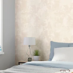 Sale GoodHome Papier peint vinyle sur intissé  Omey crème