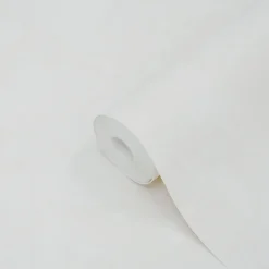 New GoodHome Papier peint vinyle sur intissé  Omey blanc cassé
