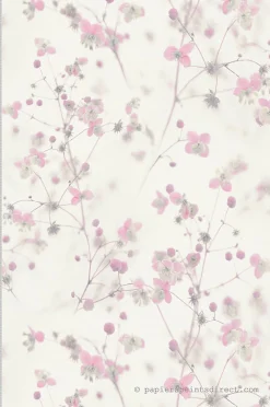 Discount A.S. Creation Papier peint vinyle sur intissé Fleur L.10.05 x l.0.53 m. - Réf. AS-387264