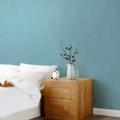 Best GoodHome Papier peint vinyle sur intissé Lery bleu