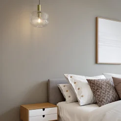 Best GoodHome Papier peint vinyle sur intissé Tille beige