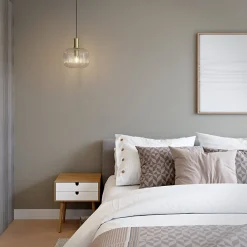 Best GoodHome Papier peint vinyle sur intissé Tille beige