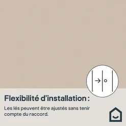 Sale GoodHome Papier peint vinyle sur intissé  Aune taupe