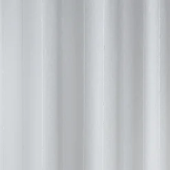 Clearance Home Maison Petit rideau de fenêtre fines rayures blanches (90x210 cm - Blanc)