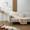 Home Deco Factory Plaid - - Molleton - Microfibre - Crème - 150 X 200 Cm* Plaid Canapé|Plaid