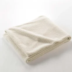 Douceur D'Intérieur Plaid (125 x 150 cm) Wooly Terracotta, Bouclette Unie WOOLY (125x150 cm - Naturel)* Plaid Canapé