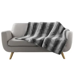 Eden Plaid a poils doux Cougare design et moderne* Plaid Canapé