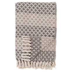 Best Seven Design Plaid Alanya, Beige, Coton, 180x130x0,5 cm,