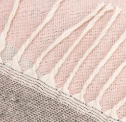 Amadeus Plaid alice 130x170 cm gris-rose* Plaid Canapé