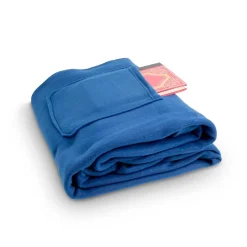 Plaid Confort Polaire Avec Manches Et Poche Téléphone Bleu Pcp1914 De La Marque Garnier* Plaid Canapé|Plaid