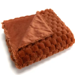 Amadeus Plaid diana terracotta 130x170 cm* Plaid