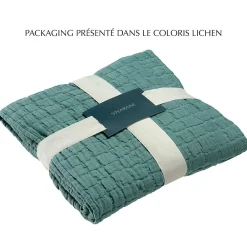 Vivaraise Plaid en coton Swami 130x200 cm Argile* Plaid Canapé