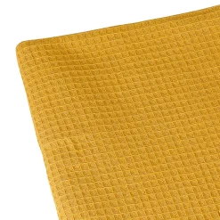 Clearance Linder Plaid en nid d'abeille (125x180 cm - Jaune)
