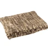 Best J-Line Plaid en polyester marron 180x130cm