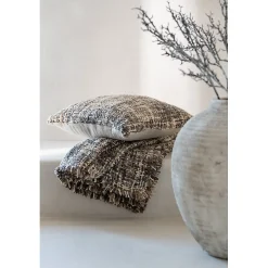 Best J-Line Plaid en polyester marron 180x130cm