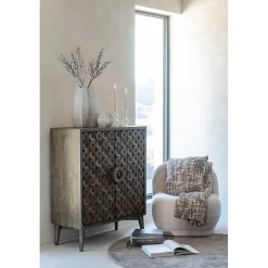 Best J-Line Plaid en polyester marron 180x130cm