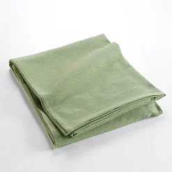 Douceur D'Intérieur Plaid enroulable 220x240 cm Polycoton Lucile Sauge avec fermeture boutons* Plaid Canapé