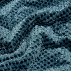 Atmosphera Créateur D'Intérieur Plaid flanelle effet sherpa Lyno bleu 170x130cm - Atmosphera* Plaid Canapé