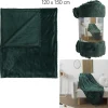 Importdistrib PLAID FLANELLE EMBOSSE VERT SAPIN 120X150CM M12* Plaid
