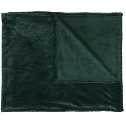 Importdistrib PLAID FLANELLE EMBOSSE VERT SAPIN 120X150CM M12* Plaid