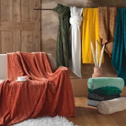 Paris Prix Plaid Flanelle Uni 