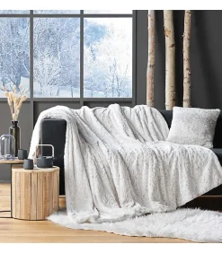 Best Douceur D'Intérieur PLAID IMITATION FOURRURE ALASKA BLANC - 180x220cm - Blanc