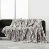Paris Prix Plaid Imitation Fourrure "Caribou" 180x220cm Naturel* Plaid Canapé