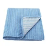 Toison d'Or Plaid laine 100% (180x240 cm - Bleu ciel)* Plaid Canapé