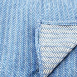 Toison d'Or Plaid laine 100% (180x240 cm - Bleu ciel)* Plaid Canapé